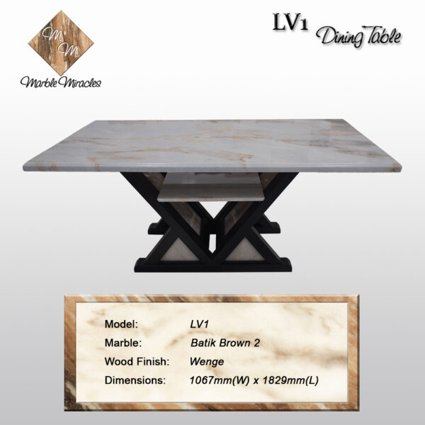 marble dining table