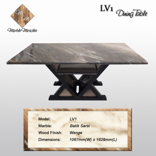 marble dining table