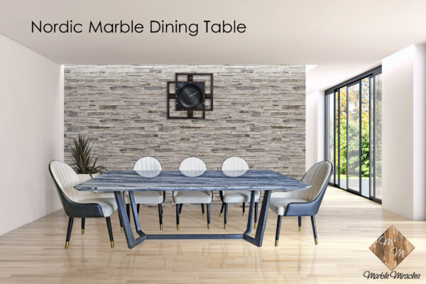 marble dining table